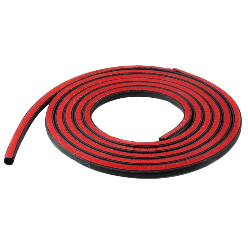 Auto motor deur grote d-vormige rubberen afdichting weerstrip hol 157 inch 4m