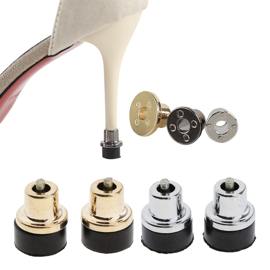 1 par de puntas de tacón alto de Metal, reemplazo de tapas de grifo, reparación de zapatos