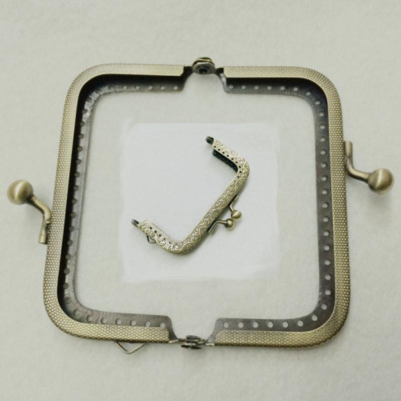 1 Pc Metalen Frame Kus Sluiting Arch Voor Portemonnee Tas Accessoires Diy Brons 8.5 Cm Purse Frame