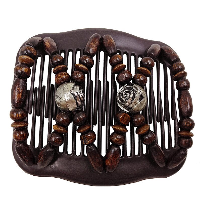 Peigne magique Vintage pour femmes, accessoires pour cheveux, perles élastiques, porte-chignon, pinces à cheveux, peigne à griffes, couvre-chef extensible, coiffure
