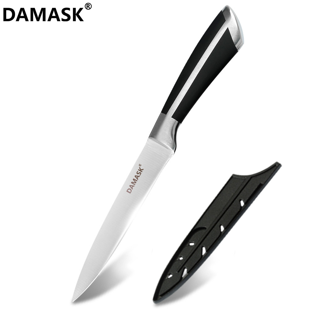 Damask Stainless Steel Kitchen Knives Paring Utility Santoku Bread Slicing Chef Knives for Vegetable Meat Fish Cooking Accessory