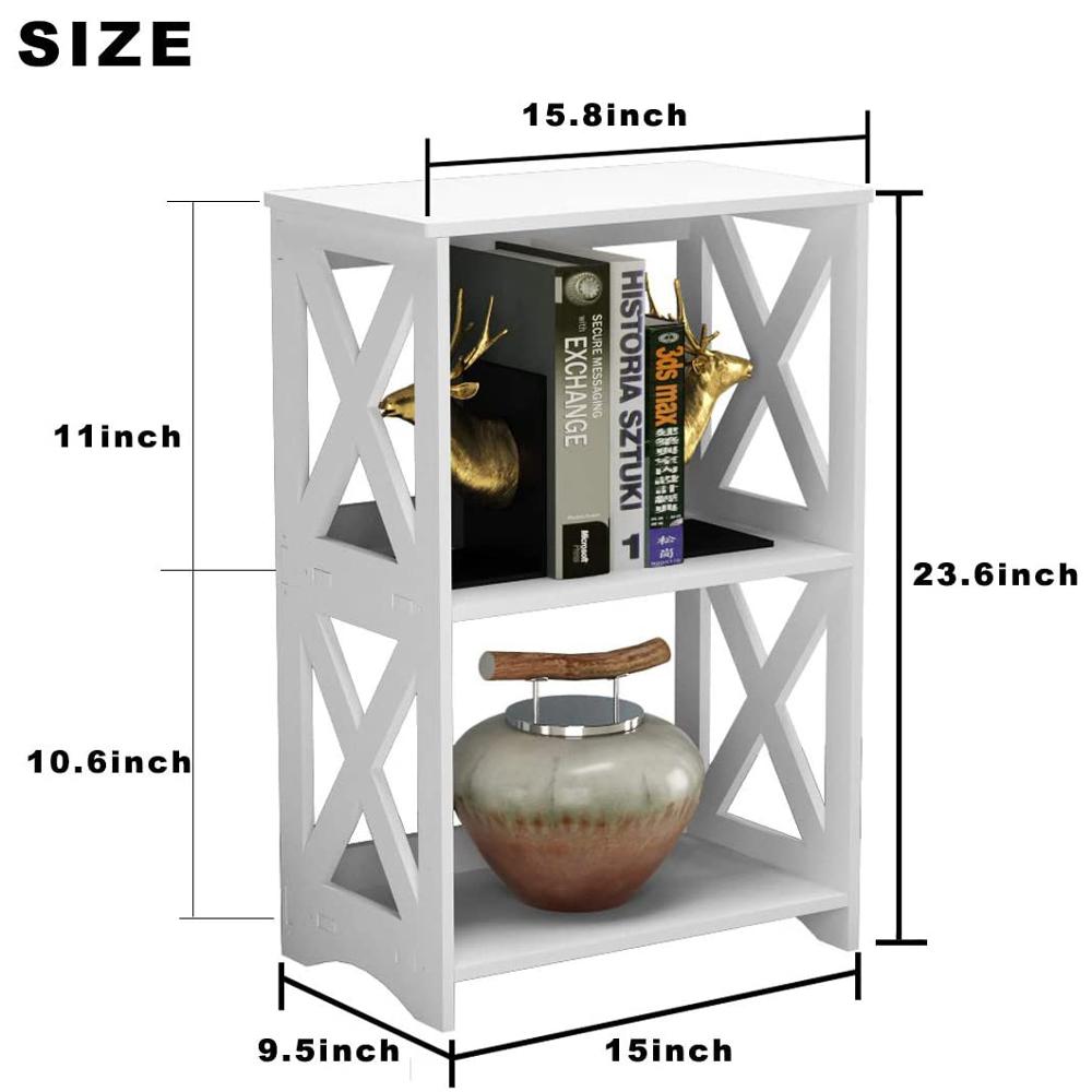 2/3 Tier Children Bookcases End Table Standing Boo... – Grandado