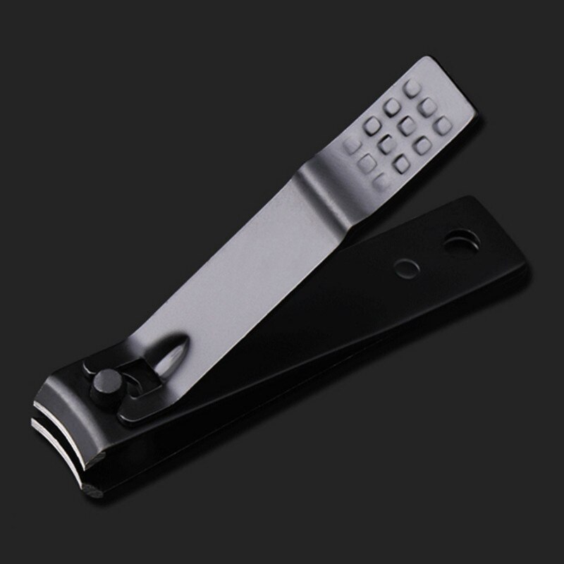 Black/Silver Stainless Steel Nail Clipper Cutter Trimmer Ear Pick Grooming Kit Manicure Pedicure Scissor Tweezer Nail Tools Set