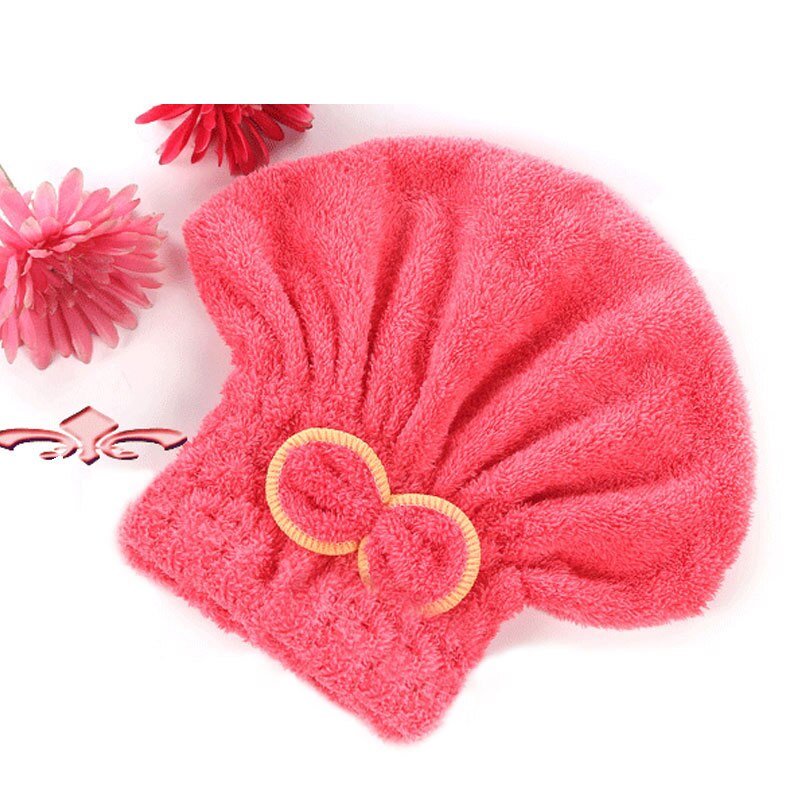 Tulband Super Absorberende Kap Badmuts Badhanddoek Microfiber Dames Badkamer Handdoek Droog Haar Cap: Y21-2