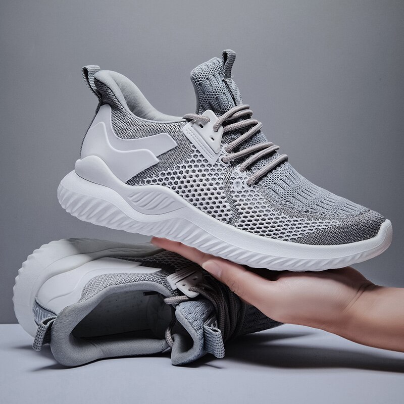 Ultralette åndbare sko mande sommer komfortable herre sneakers voksen mandlige tennissko store størrelse 39-44