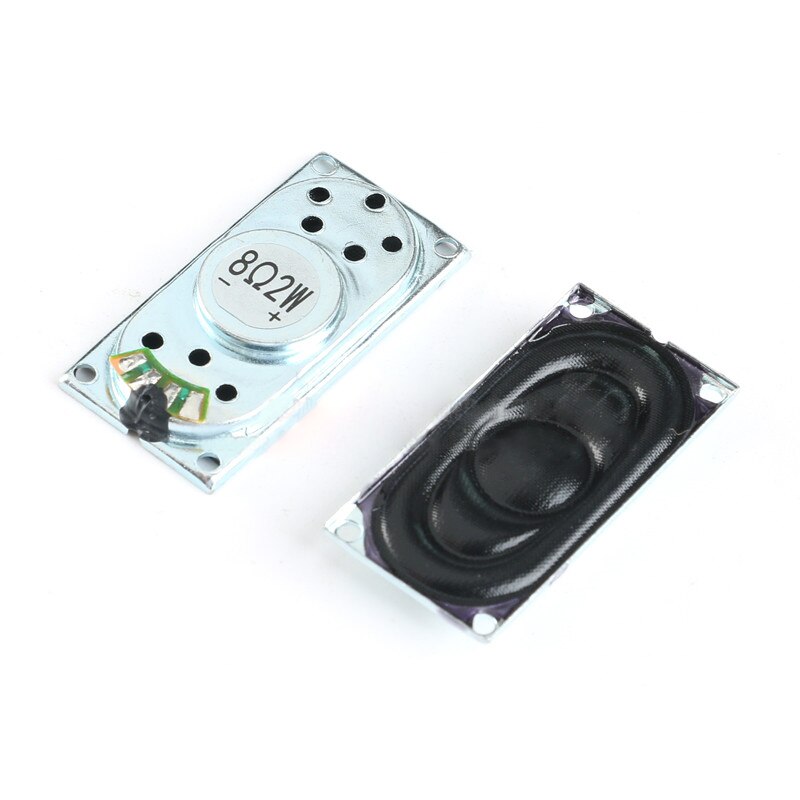 1PCS 2W 8R Loudspeaker 8 Ohm 2 Watt small speaker tweeter Horn square 2040 3070 Diameter 40mm 50mm Mini speaker For Arduino: 2W-8R-2040