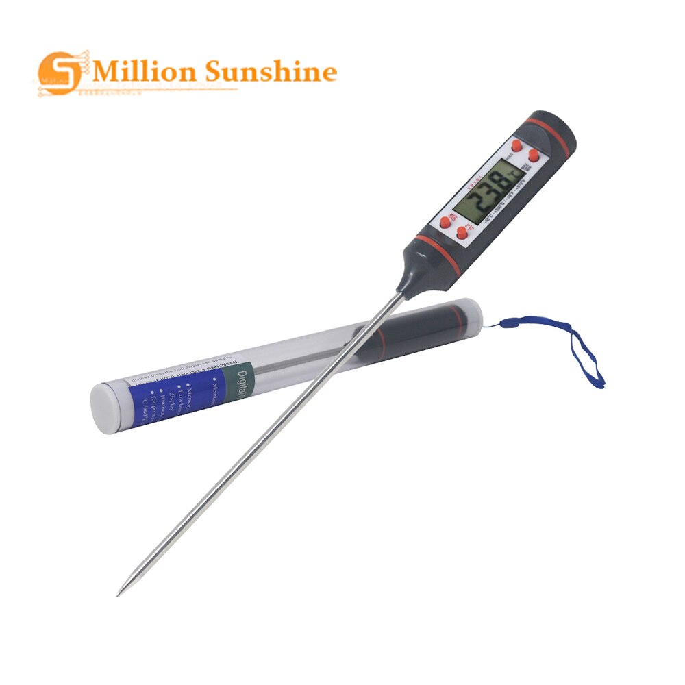 Digital Kitchen Thermometer Probe Meat Thermometer Cooking Food Meat BBQ Probe Temperature Meter EC16