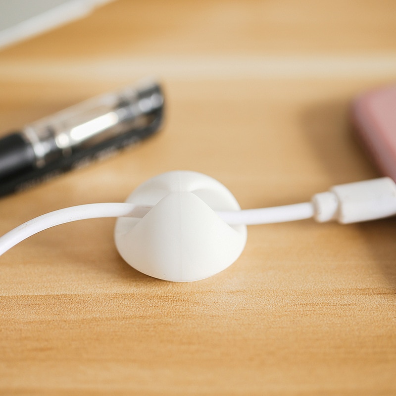 Universal Cable Winder clamp protector Earphone Organizer Wire Cord Desk Fixer Holder Data line Tidy Collation Management