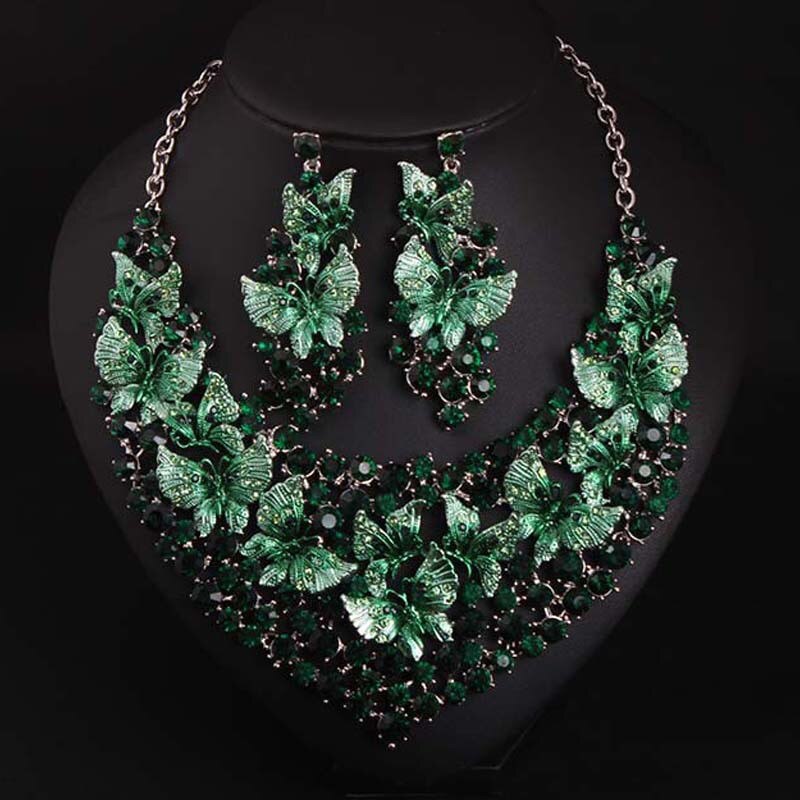 Zoestar Bruids Bruiloft Sieraden Set Strass Ketting Oorbellen Armband