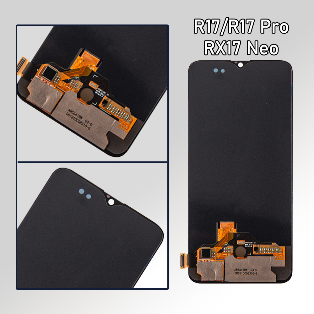 6,4-calowy wyświetlacz OLED LCD robić OPPO R17 RX17 zawodowiec (R17 zawodowiec) CPH1893 Wyświetlacz z ekranem dotykowym Digitizer robić Oppo RX17 Neo LCD CPH1893 Zamiennik