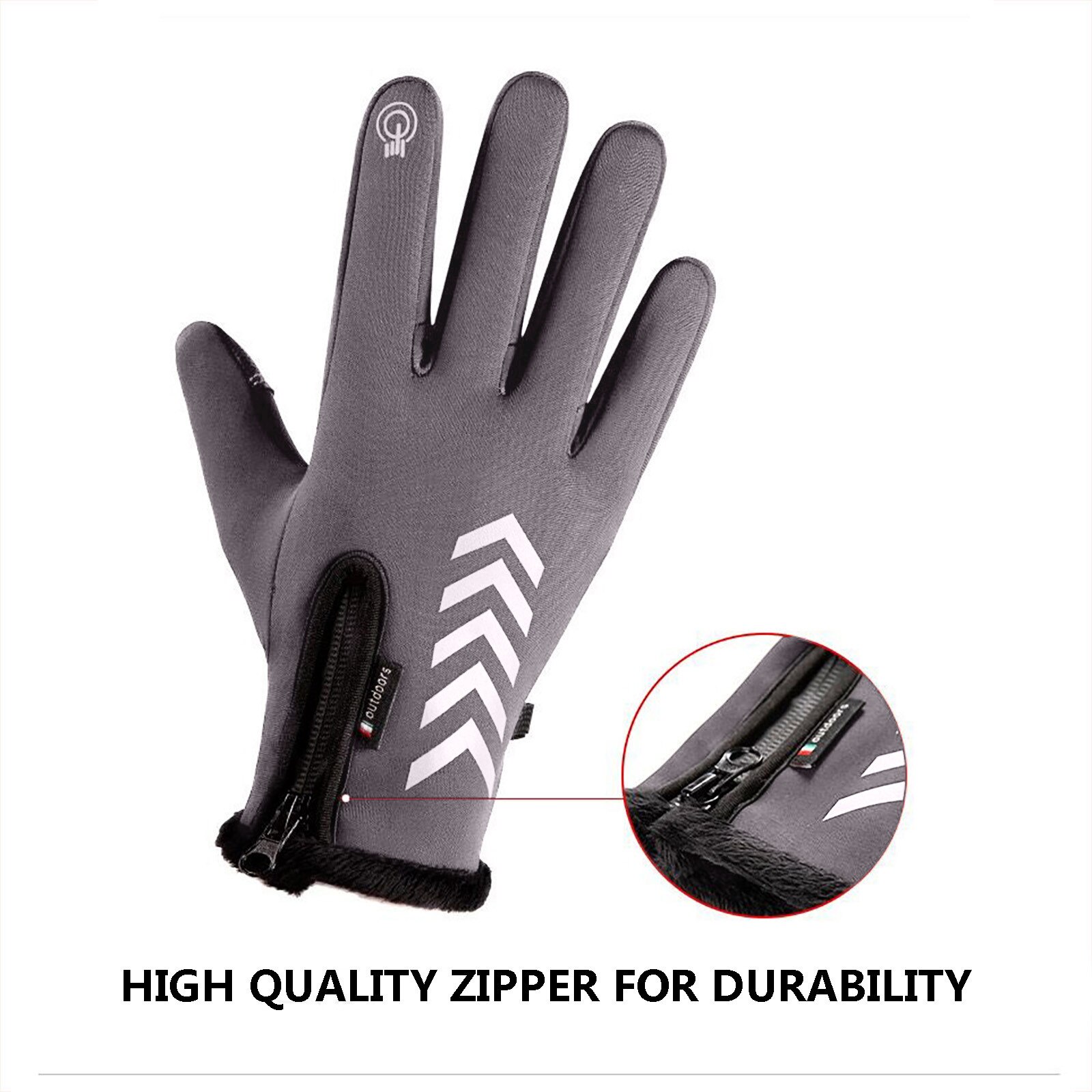 Guantes Térmicos cálidos para ciclismo, guantes transpirables y cálidos para deportes al aire libre, pantalla táctil, para invierno, Outsid