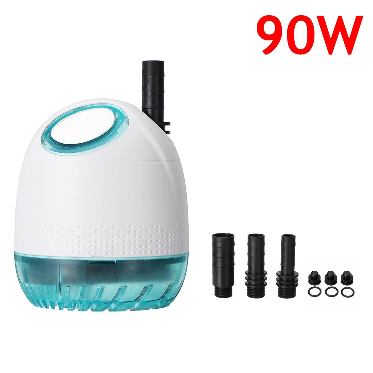 12-90W Submersible Water Pump 800L/h-4000L/h Ultra Quiet Waterproof Aquariums Ponds Bottom Suction Water Pumps: 90W