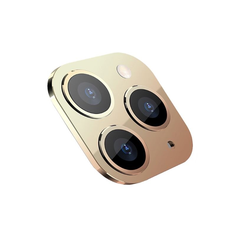 Camera Lens Cover for iPhone X XS / XS MAX Seconds Change for iPhone 11 Pro Lens Sticker Modified Camera Cover: Champagne