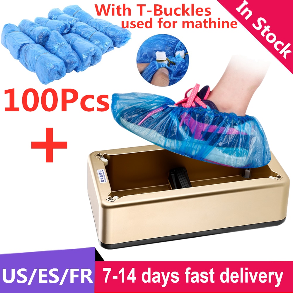 Automatic Shoes Cover Dispenser Household Stepping Disposable Booties Maker Anti Droplet Dust Machine Shoe Cover For Home Office