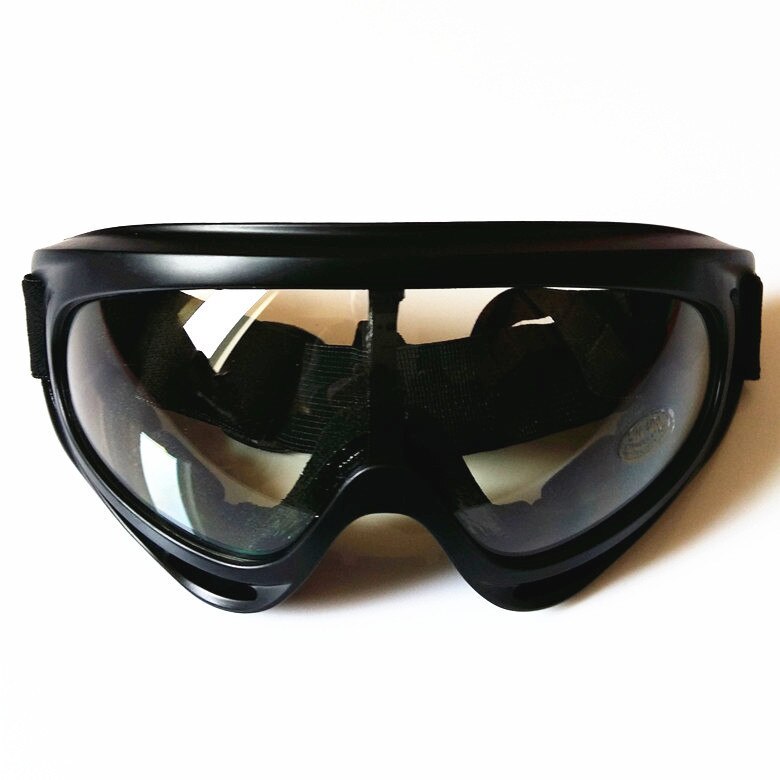 1 stk vinter vindtætte skibriller briller udendørs sports cs briller ski briller  uv400 støvtætte moto cykel solbriller: Gennemsigtig