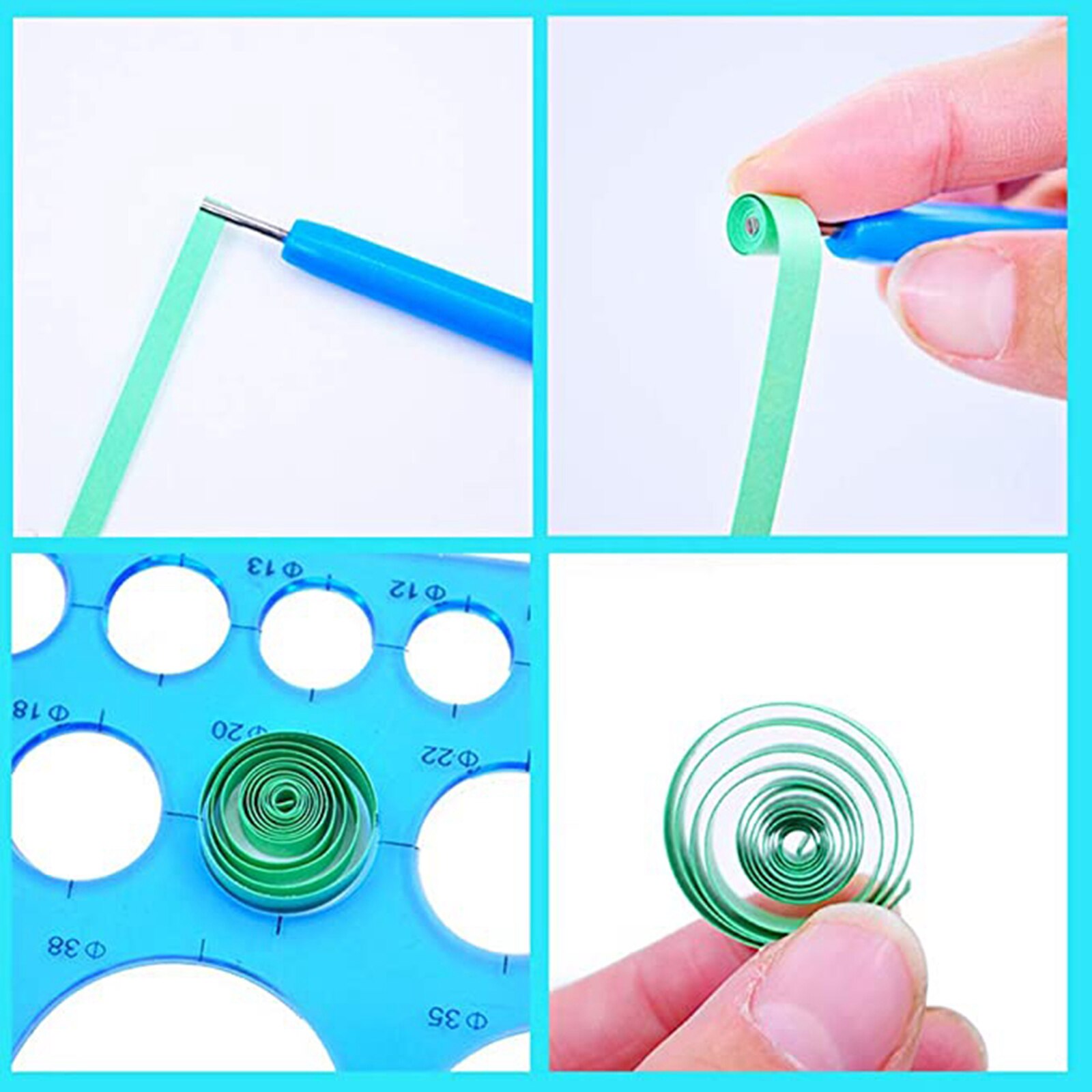 Slotted Quilling Tools Quilling Supplies Hand Craft DIY Tool for Adults 16 Pieces