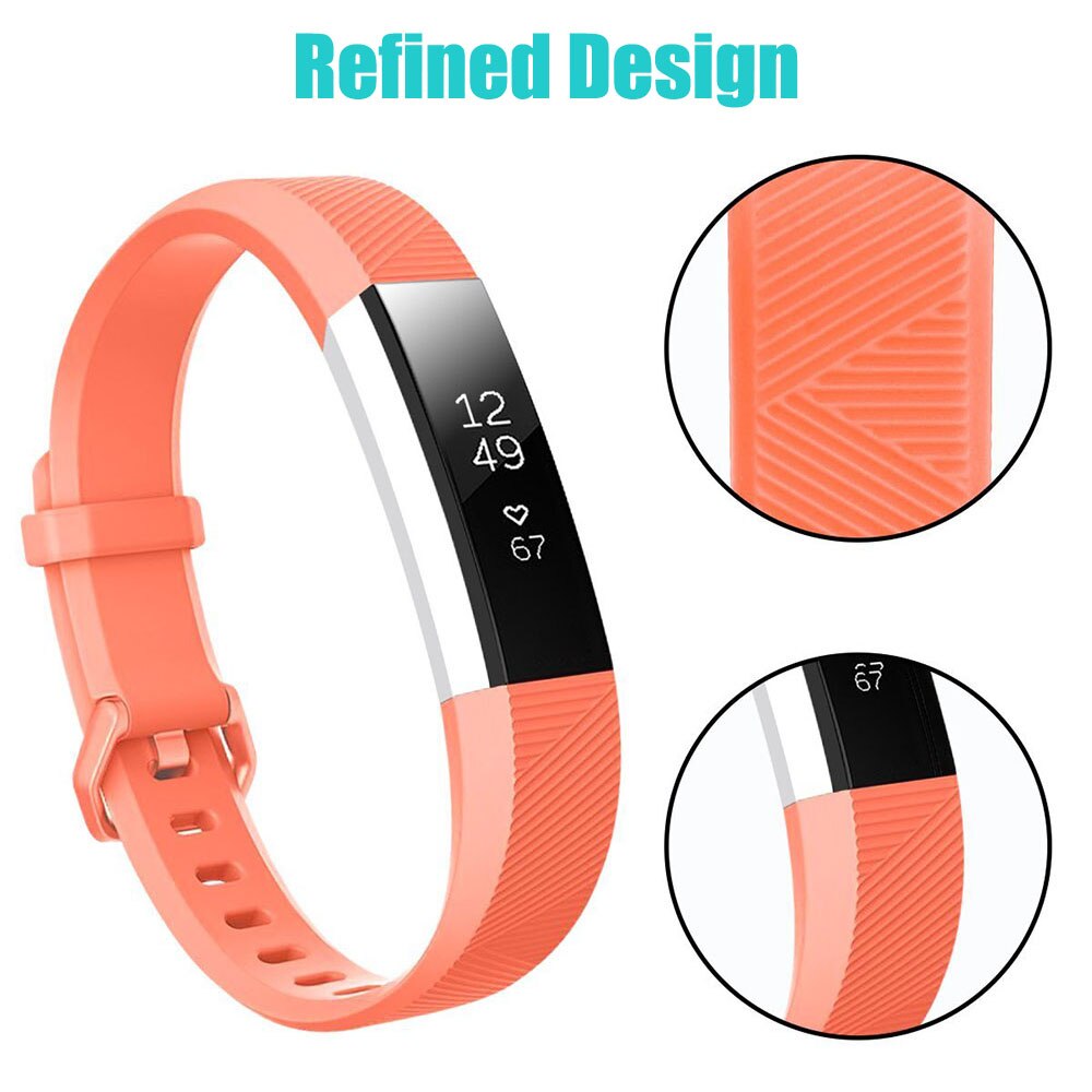 Baaletc For Fitbit Alta HR/Alta Silicone Watchband Replacement Wrist Band Silicon Strap Clasp Smart Wristband Watch For Fitbit