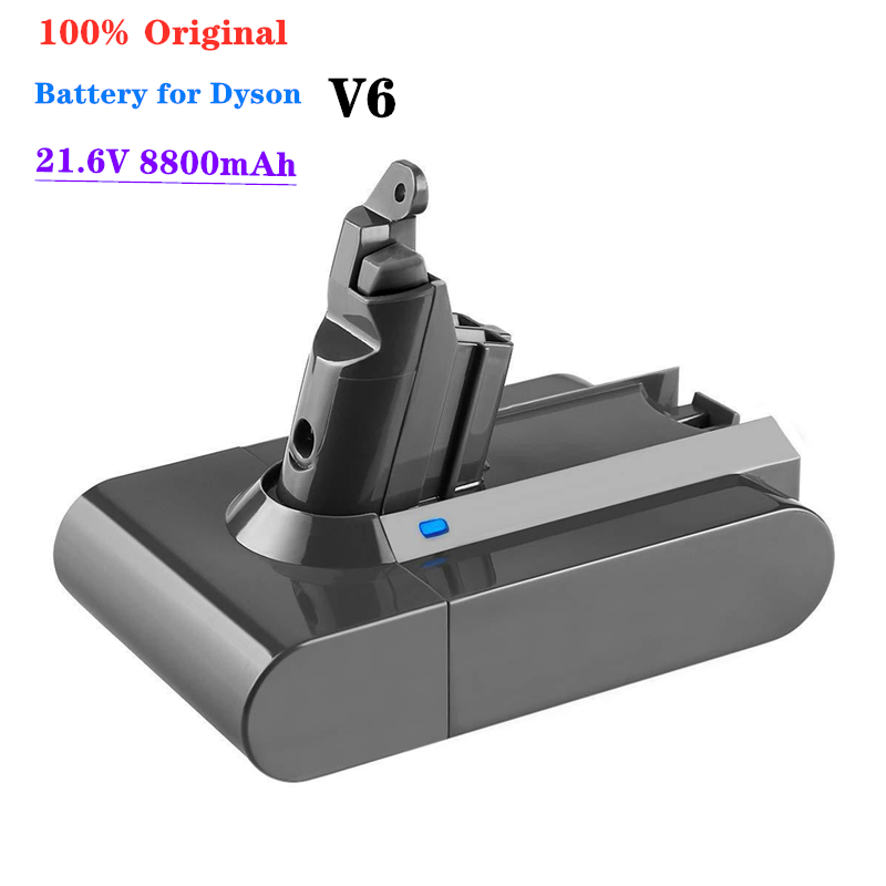 Batería de iones de litio para aspiradora Dyson V6, V, 21,6 mAh, DC58, DC59, DC61, DC62, SV09, SV07, SV03, SV04, SV06, SV05, novedad de 9800: 22.6V 8800mAh