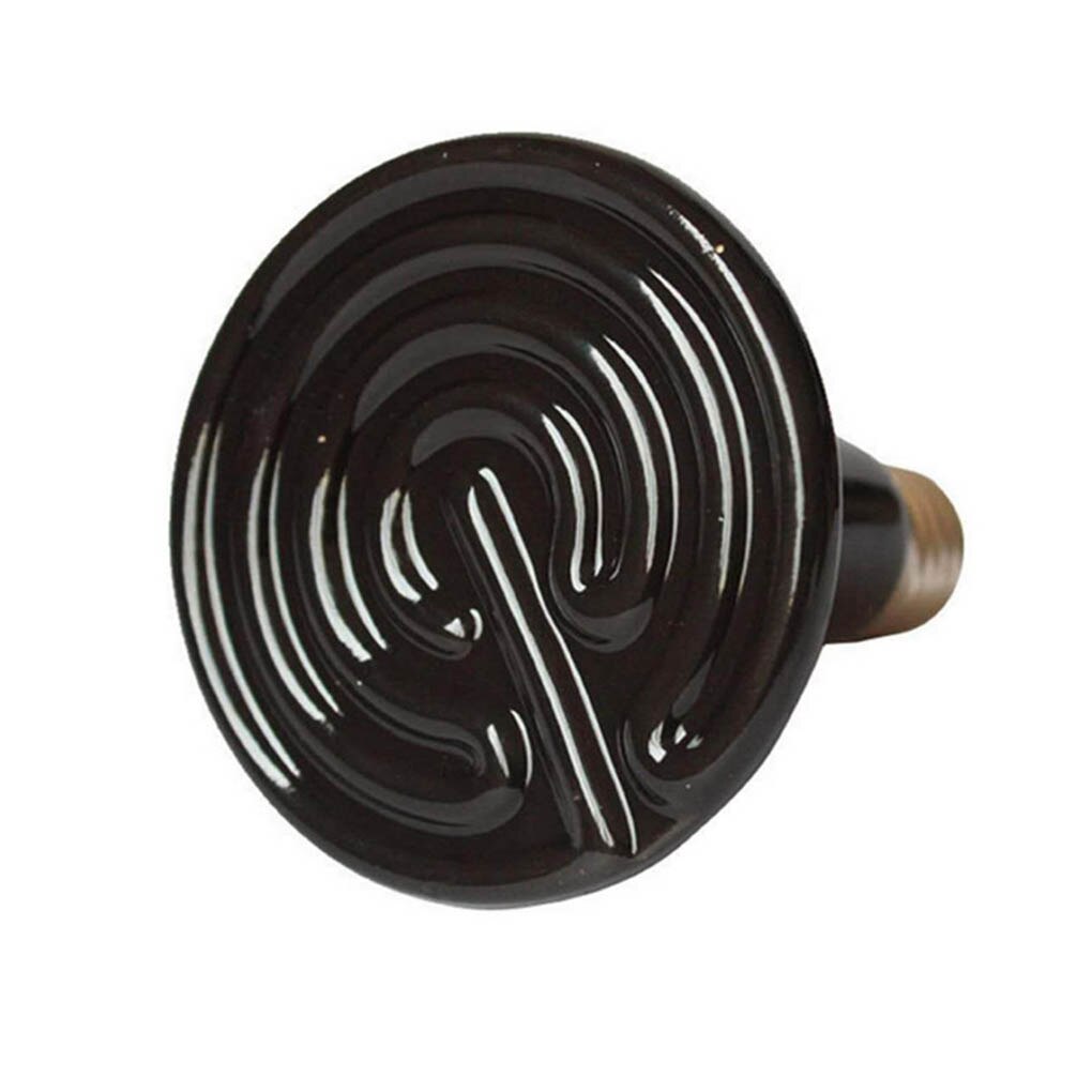Pet Glass Container Heat Lamp Ceramic Infrared Light Heat Emitter Brooder Incubator Heater