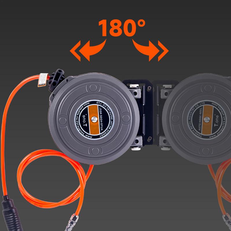 Hageslangetrommel veggmontert slangetrommel kraftig vannslangetrommel for utendørs bruk hageslangeholder frostvæske og uv