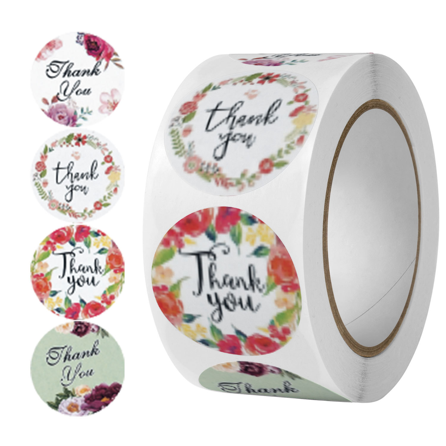 Pegatinas de agradecimiento para joyería, etiquetas autoadhesivas para envolturas de de boda, bolsa de embalaje para pequeñas empresas, , 25mm, 500 piezas: Caqui