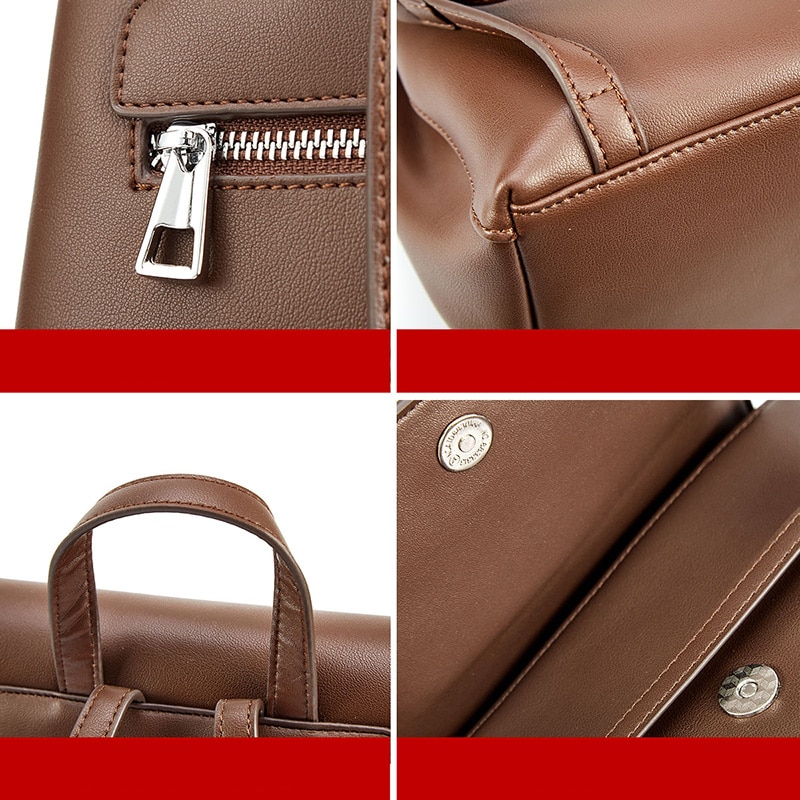 Bisonjs leren damesrugzakken schoudertas reistas dames mochila ipad schooltassen voor meisjes  b1839