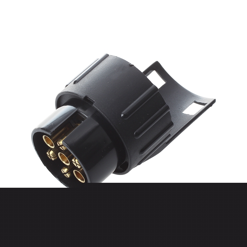 7 To 13 Pin Adapter Trailer 12V Caravan Truck Towbar Towing Electrical Converter N Type Plastic
