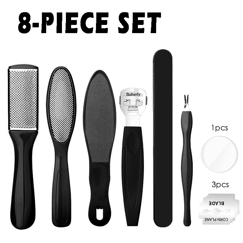 Narzędzia robić pedicure, pilniki robić pięt, artefakt robić złuszczania, szczotka robić usuwania odcisków, nierdzewna stal, ostrzenie stóp, dwustronna pedicura