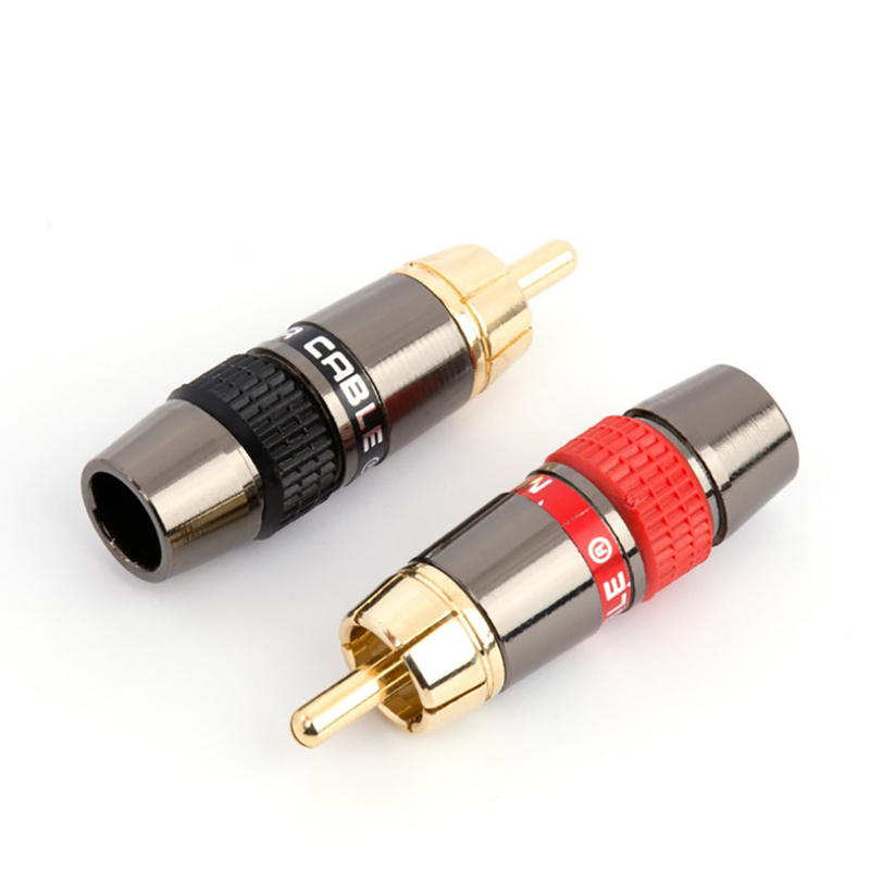 Monster Banana Plug 24K Gold Plated Pure Copper Speaker Adapter Speaker Plugs