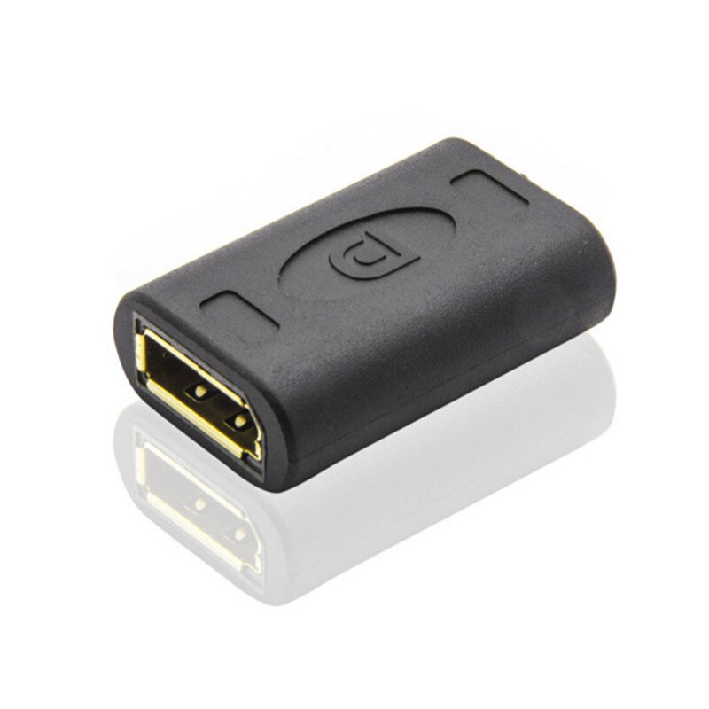 1Pc Dp Naar Dp Displayport Female Naar Vrouwelijke Adapter Connector Koppeling Extender Tool Vergulde Dp Adapter