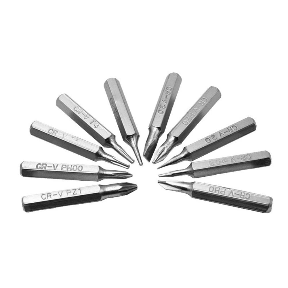Durable Bits Wear-resistant Portable 10pcs/set 4mm Torx Security Screwdriver Drill Bit Phone Repair Screw Driver Bits