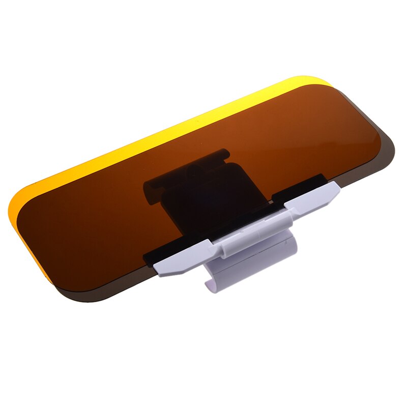 Clear Yellow No Glare Flip out Sun Visor Extender for Car Auto