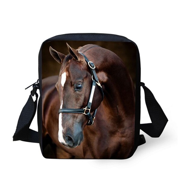 Thikin caballo patrón de bandolera de hombro de verano Bolso tipo bandolera para teléfono para niños teléfono bolsa bolsas de compras Mochila: green