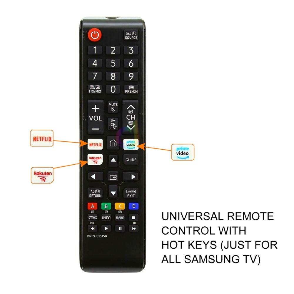 CONTROL remoto UNIVERSAL BN59-01315B 01315A utilizar para SAMSUNG LCD LED UHD 4K 8K ULTAR QLED SMART WIFI HDR: BN59-01315B