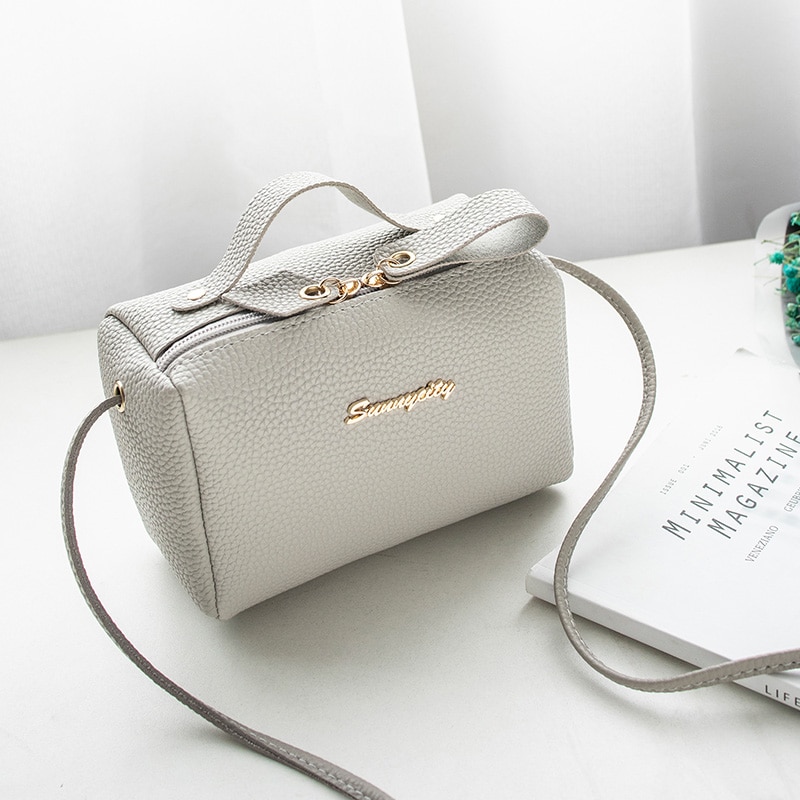 bags for women's handbag bucket bag small purse cell phone shoulder bag cute solid cross body zipper bags purse