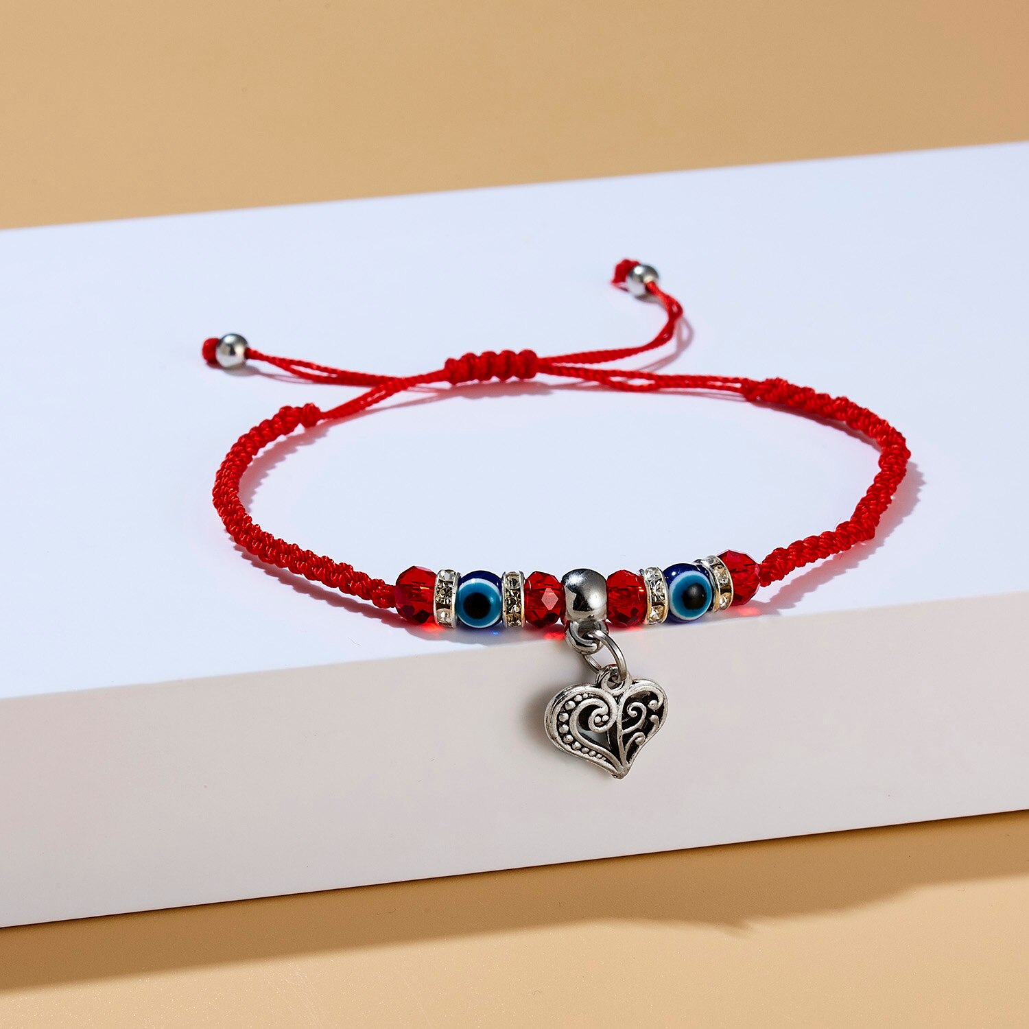 Mode Gevlochten Touw Kralen Blue Evil Eye Charm Armband Vrouwen Lucky Red String Hamsa Hand Armbanden Handgemaakte Vriendschap Sieraden: 7