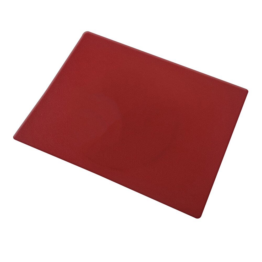 Anti-slip Mouse Pad PU Leather Waterproof Gaming Mice Mat Desk Cushion Comfortable For Home Office Laptop PC MacBook Mousepad: Red