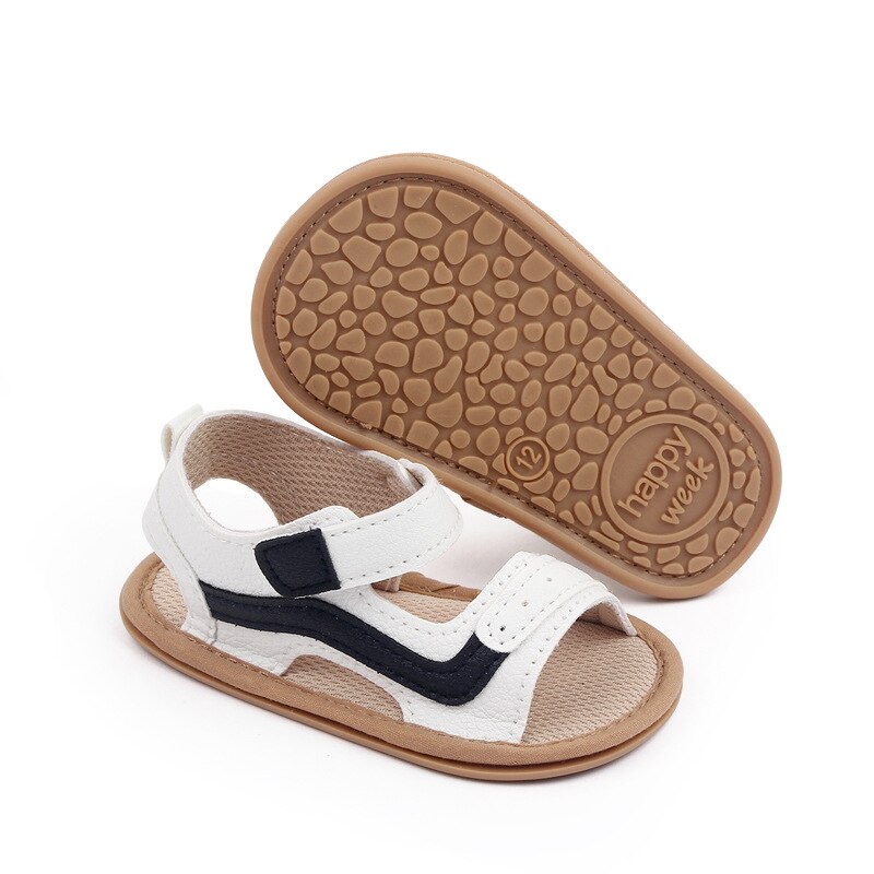Infant Baby Boy Sandales Toddler Summer Shoes Newborn Bebes Sandal Anti-slip Rubber Bottom Footwear for 1 Year Old Sandalen