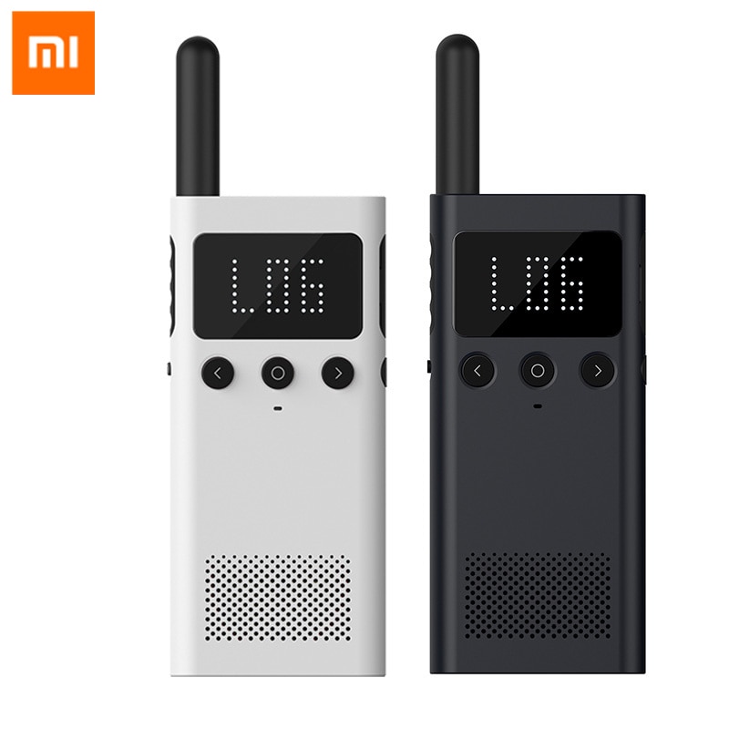 オリジナルxiaomi mijiaスマートトランシーバー1s fmラジオスピーカースマートフォンアプリ制御場所共有高速チームトーク屋外