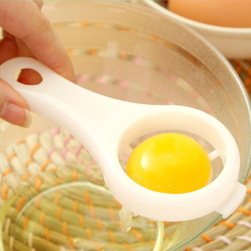 Eco-vriendelijke Plastic Egg White Yolk Separator Mini Ei Schifting Filter Zeef Divider Houder Keuken Gadget Koken Gereedschap S