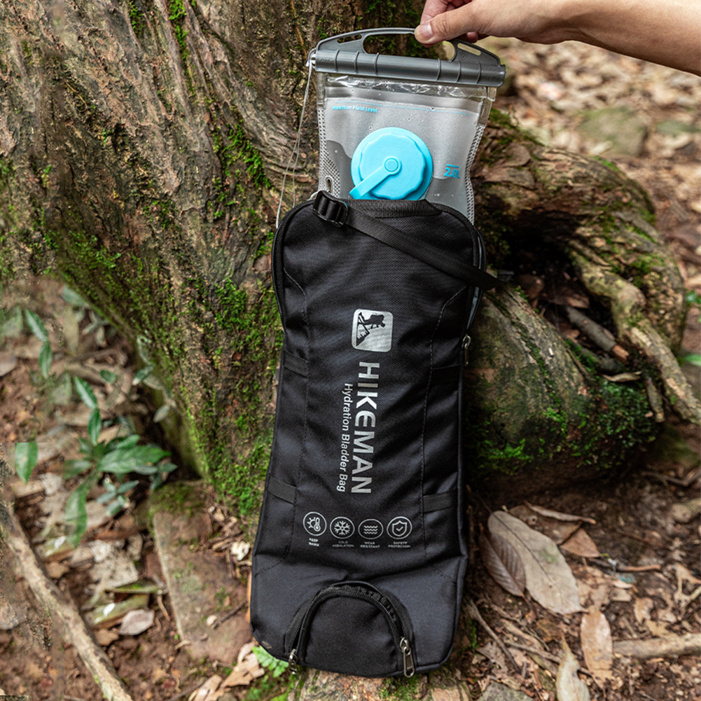 Geïsoleerde koeltas voor 1-2L en 2-3L waterzak Waterbestendig Beschermend geïsoleerde hoes voor wandelen Fietsen Kamperen Skiën