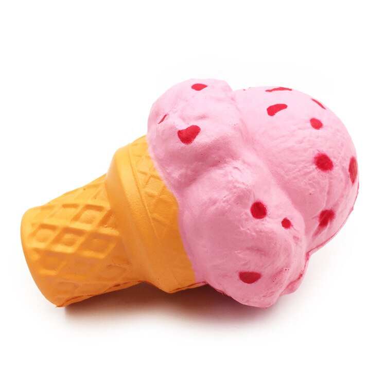 10 pièces glace gâteau pain squishy jouet: Clair