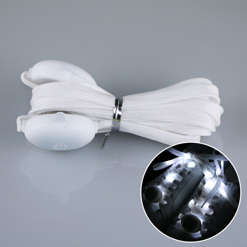 Led Sport Veters Lichtgevende Schoenveters Glow Schoen Strings Ronde Flash Licht Schoenveters Geen Tie Lui Veters Party decor: A7