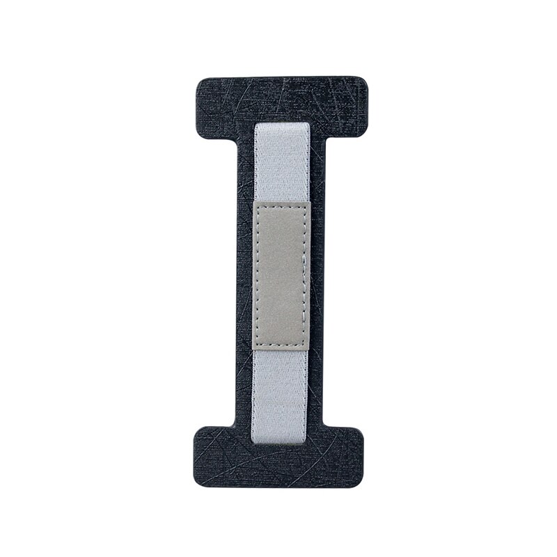 Draagbare Tablet Hand Band Voor Tablet Ipad Kindle Tablet Handed Grip Strap Houder Anti Vinger Sling Band Strap Tablet Hand band: Black