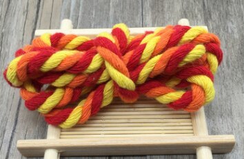 5 metriä 6mm puuvilla köysi koristeellinen kierretty naru köysi käsintehty koristeluun tee itse kaulanauha ficelles couleurs lankajohto: No 14