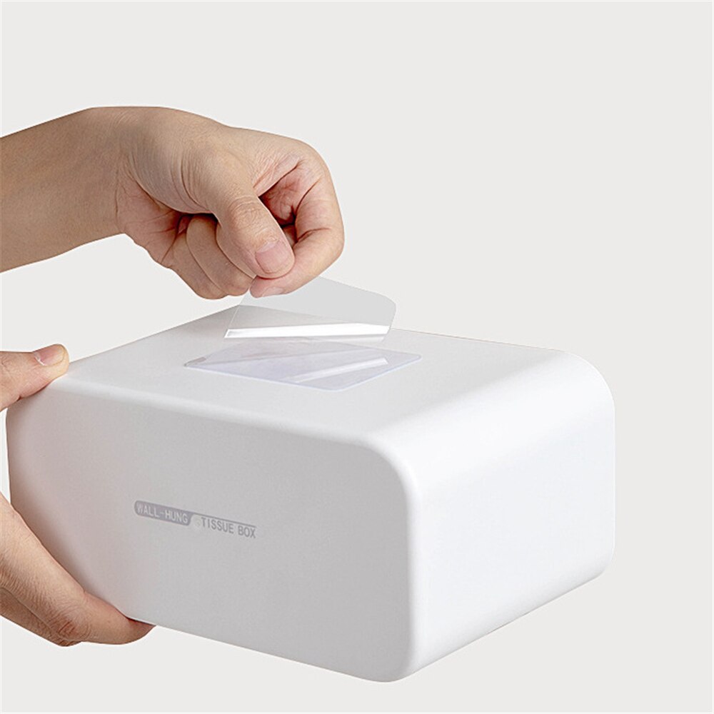 Wc Tissue Box Hangable Desktop Tissue Opslag Case Multifunctionele Papier Dispenser Badkamer Hoge Capaciteit Tissue Organizer