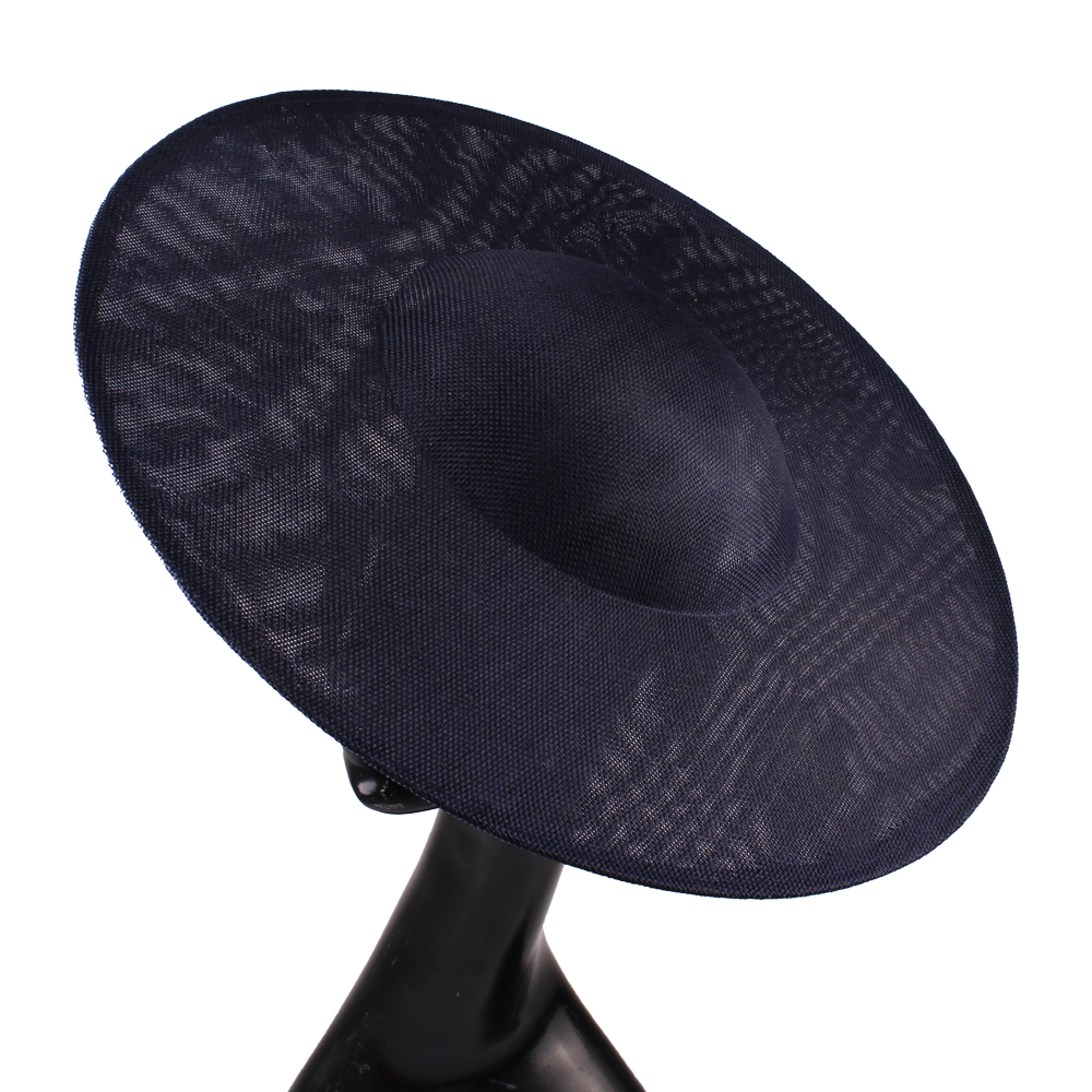 Big Top Hat 40 CM Size Women Party Dinner Deby Cocktail Ladies Chapeau Cap Bride Wedding Fascinators Base DIY Hair Accessores