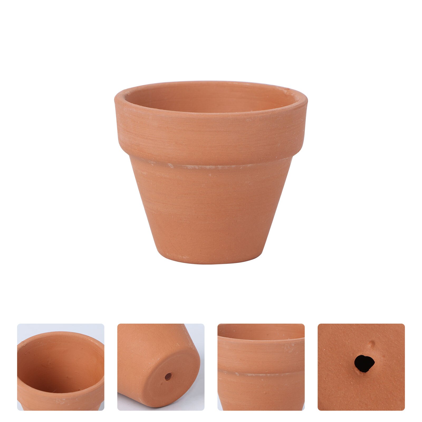Mini Pot en terre cuite 4.5x4cm, 10 pièces, jardinières en céramique, Pots de fleurs succulentes, idéales pour la pépinière des plantes