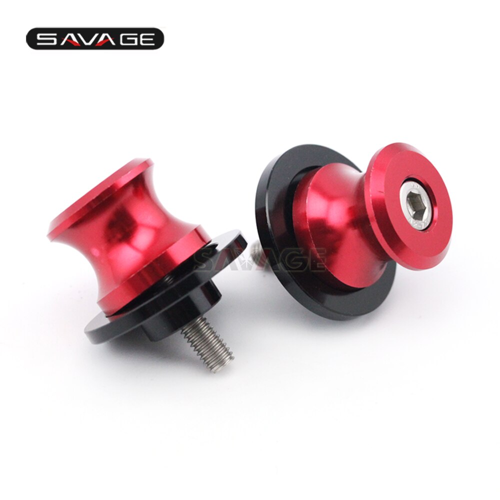 Swingarm bobines curseur pour Aprilia RSV 1000/1000R/4/4R SMV 750/1200 Tuono 1000/1000R EVT1200 SL750 vis de support M6 CNC