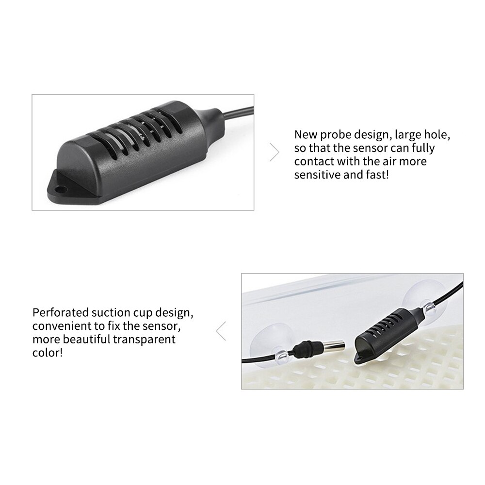 Digitale di Temperatura E Misuratore di Umidità Termometro Igrometro Temp di Umidità tenere sotto controllo metro per Uovo Incubatore animale domestico Mantenendo